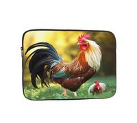 Laptop Case Sleeve Beautiful Rooster Hen Laptop Bag Carrying Case 13 inch Computer Protective Notebook Cases Cover