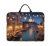 Laptop Case Sleeve Beautiful Venice at Night Laptop Bag Computer Carrying Case 14" Computer Protective Notebook Cover