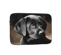 Laptop Case Sleeve Black Labrador Puppy Laptop Bag Computer Carrying Case 15 Inch