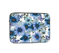 Laptop Case Sleeve Blooming Blue Daisy Computer Carrying Bag 13 Inch Notebook Protective Sleeve Cover