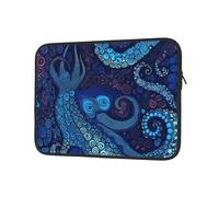 Laptop Case Sleeve Blue Octopus Laptop Bag Computer Carrying Case 15 Inch Laptop Protective Notebook Case Cover
