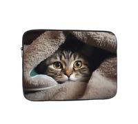 Laptop Case Sleeve Cat Under Blanket Laptop Bag Computer Carrying Case 13 Inch Computer Protective Notebook Cover