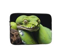 Laptop Case Sleeve Cute Green Tree Python Laptop Bag Computer Carrying Case 12 Inch Computer Protective Notebook Cover