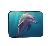 Laptop Case Sleeve Cute Sea Animal Dolphin Laptop Bag Computer Carrying Case 13 Inch Laptop Protective Notebook Case Cover