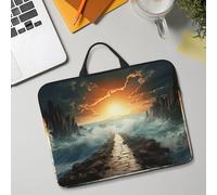 Laptop Case Sleeve Divided Sea Pathway Laptop Sleeve Divided Sea Pathway Carrying Case Shockproof Laptops Cases for Men Women