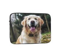 Laptop Case Sleeve Funny Golden Retriever Laptop Bag Computer Carrying Case 10 Inch Laptop Protective Notebook Case Cover