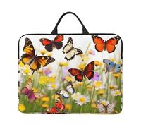 Laptop Case Sleeve Group of Butterflies Laptop Bag Computer Carrying Case 14" Computer Protective Notebook Cover
