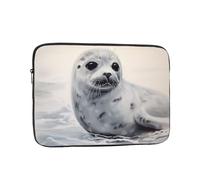 Laptop Case Sleeve Harp Seal Painting Laptop Bag Computer Carrying Case 13 Inch Computer Protective Notebook Case Cover