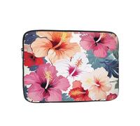 Laptop Case Sleeve Hawaiian Flower Print Laptop Bag Computer Carrying Case 17 Inch Computer Protective Notebook Cover
