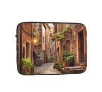 Laptop Case Sleeve Italian Street Laptop Bag Computer Carrying Case 12 Inch Laptop Protective Notebook Case Cover