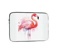 Laptop Case Sleeve Pink Flamingo Watercolor Laptop Bag Computer Carrying Case 10 Inch Computer Protective Notebook Cover