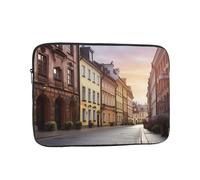 Laptop Case Sleeve Poland'S Historic Center Street Laptop Bag Computer Carrying Case 15 Inch Computer Protective Notebook Cover