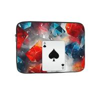 Laptop Case Sleeve Polygonal Playing Cards Laptop Bag Computer Carrying Case 13 Inch Notebook Protective Sleeve Cover