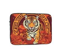 Laptop Case Sleeve Prosperity in The Year of The Tiger Laptop Bag Computer Carrying Case 10 Inch Notebook Protective Sleeve Cover