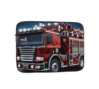 Laptop Case Sleeve Red Fire and Rescue Truck Laptop Bag Computer Carrying Case 13 Inch Laptop Protective Notebook Case Cover