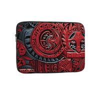 Laptop Case Sleeve Red Tribal Pattern Laptop Bag Carrying Case 17 inch Computer Protective Notebook Cases Cover