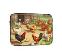 Laptop Case Sleeve Roast Chicken Hen Farm Laptop Bag Carrying Case 15 inch Computer Protective Notebook Cases Cover