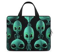 Laptop Case Sleeve Shockproof Computer Carrying Bag Aliens Notebook Case Cover Laptop Bag Water Resistant Computer Cases Tablet Briefcase for Travel Business 13 Inch
