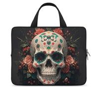 Laptop Case Sleeve Shockproof Computer Carrying Bag Amazing Skull And Bones Laptop Bag Tote Lightweight Notebook Case Cover Traveling Briefcase Handle Bags for Travel Business 13inch, Amazing Skull