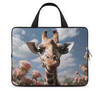 Laptop Case Sleeve Shockproof Computer Carrying Bag Beautiful Giraffe Notebook Case Cover Laptop Bag Water Resistant Computer Cases Tablet Briefcase for Travel Business 17 Inch
