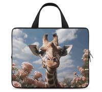 Laptop Case Sleeve Shockproof Computer Carrying Bag Beautiful Giraffe Notebook Case Cover Laptop Bag Water Resistant Computer Cases Tablet Briefcase for Travel Business 10 Inch