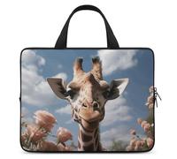 Laptop Case Sleeve Shockproof Computer Carrying Bag Beautiful Giraffe Notebook Case Cover Laptop Bag Water Resistant Computer Cases Tablet Briefcase for Travel Business 13 Inch, Beautiful Giraffe, 13