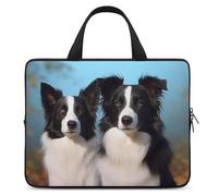 Laptop Case Sleeve Shockproof Computer Carrying Bag Border Collie Notebook Case Cover Laptop Bag Water Resistant Computer Cases Tablet Briefcase for Travel Business 17 Inch