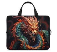 Laptop Case Sleeve Shockproof Computer Carrying Bag Chinese Dragon Notebook Case Cover Laptop Bag Water Resistant Computer Cases Tablet Briefcase for Travel Business 13 Inch