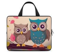 Laptop Case Sleeve Shockproof Computer Carrying Bag Cute Owls Notebook Case Cover Laptop Bag Water Resistant Computer Cases Tablet Briefcase for Travel Business 10 Inch, Cute Owls, 10"