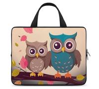 Laptop Case Sleeve Shockproof Computer Carrying Bag Cute Owls Notebook Case Cover Laptop Bag Water Resistant Computer Cases Tablet Briefcase for Travel Business 12 Inch