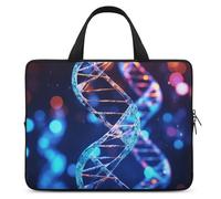 Laptop Case Sleeve Shockproof Computer Carrying Bag DNA Genetic Helix Notebook Case Cover Laptop Bag Water Resistant Computer Cases Tablet Briefcase for Travel Business 12 Inch