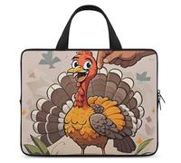 Laptop Case Sleeve Shockproof Computer Carrying Bag Don't Scratch The Turkey Laptop Bag Tote Lightweight Notebook Case Cover Traveling Briefcase Handle Bags for Travel Business 17inch