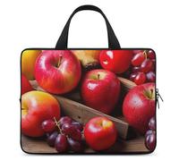 Laptop Case Sleeve Shockproof Computer Carrying Bag Fruits on Wood Notebook Case Cover Laptop Bag Water Resistant Computer Cases Tablet Briefcase for Travel Business 10 Inch