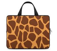 Laptop Case Sleeve Shockproof Computer Carrying Bag Giraffe Print Notebook Case Cover Laptop Bag Water Resistant Computer Cases Tablet Briefcase for Travel Business 10 Inch