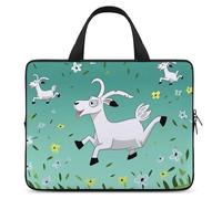Laptop Case Sleeve Shockproof Computer Carrying Bag Goat Frolic Laptop Bag Tote Lightweight Notebook Case Cover Traveling Briefcase Handle Bags for Travel Business 13inch