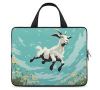 Laptop Case Sleeve Shockproof Computer Carrying Bag Goat Frolic Notebook Case Cover Laptop Bag Water Resistant Computer Cases Tablet Briefcase for Travel Business 17 Inch