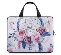 Laptop Case Sleeve Shockproof Computer Carrying Bag Peach Dream Catcher Notebook Case Cover Laptop Bag Water Resistant Computer Cases Tablet Briefcase for Travel Business 13 Inch