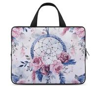 Laptop Case Sleeve Shockproof Computer Carrying Bag Peach Dream Catcher Notebook Case Cover Laptop Bag Water Resistant Computer Cases Tablet Briefcase for Travel Business 17 Inch