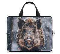 Laptop Case Sleeve Shockproof Computer Carrying Bag Wild Boar Laptop Bag Tote Lightweight Notebook Case Cover Traveling Briefcase Handle Bags for Travel Business 17inch