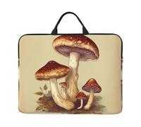 Laptop Case Sleeve Vintage Edible Mushrooms Laptop Bag Computer Carrying Case 14" Computer Protective Notebook Cover