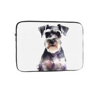 Laptop Case Sleeve Well-Behaved Schnauzer Laptop Bag Computer Carrying Case 10 Inch Computer Protective Notebook Cover