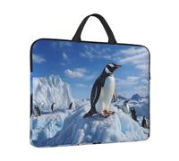 Laptop Case Snow Mountain Penguin Laptop Sleeve Water Resistant Computer Carrying Bag Briefcase with Handle