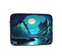 Laptop Case Water Moon Cave Laptop Sleeve Shockproof Protective Notebook Case with Zipper Briefcase Carrying