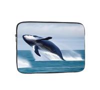 Laptop Case Whales at Sea Laptop Sleeve Shockproof Protective Notebook Case with Zipper Briefcase Carrying