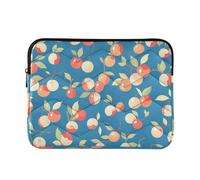 Laptop Cases 13-14 Inch Soft Lining, Cute Fruits Blue, Notebook Computer Pockets for Journey Work