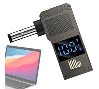laptop charger adapter, type c charging adapter type c charger adapter type c charger adapter 100W type c to DC charger adapter with digital display tank computer accessories