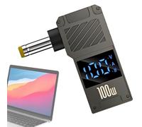 Laptop Charger Adapter, Type C Type C Charging Adapter - DC to 100W Digital Type C to DC Charging Adapter,Portable Plug Converter for Home, Travel