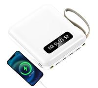Laptop Charger Bank - Portable Charging Bank, Quick Charge Battery | Portable 5000mAh Mobile Phone Charger, Ultralight, Fast Charging Smartphone Charger with Digital Display for On the Go