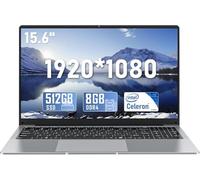 Laptop Computer, 15.6 Inch Lap Top PC 2025, Win 11 Pro, 8GB RAM 512GB SSD, N4000 Processor, FHD Display 1920*1080P, WIFI5, BT4.2, Thin & Light, 5000mAh Battery, HDMI, for Student Office Business