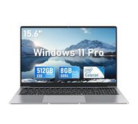 Laptop Computer, 15.6 Inch Lap Top PC 2026, Window 11 Pro, 8GB RAM 512GB SSD, N4000 Processor, FHD Display 1920*1080P, WIFI5, BT4.2, Thin & Light, 5000mAh Battery, HDMI, for Study Office Business